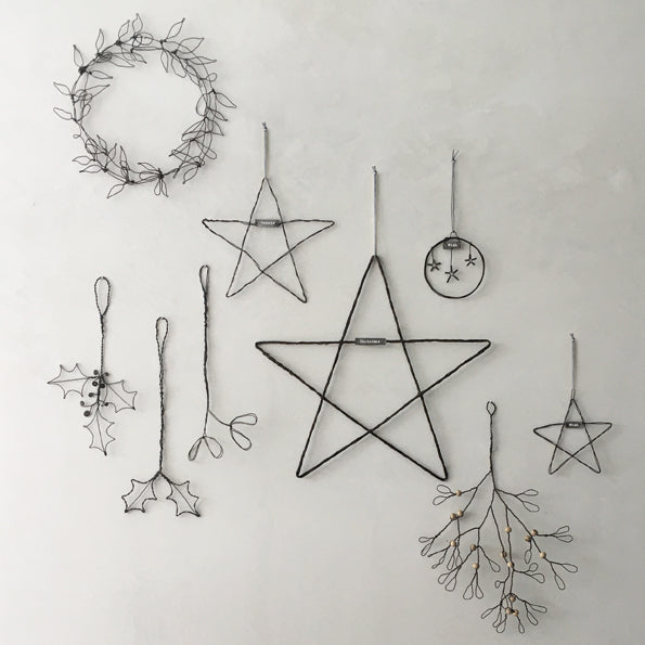 East of India Wire Mistletoe Bunch Decoration