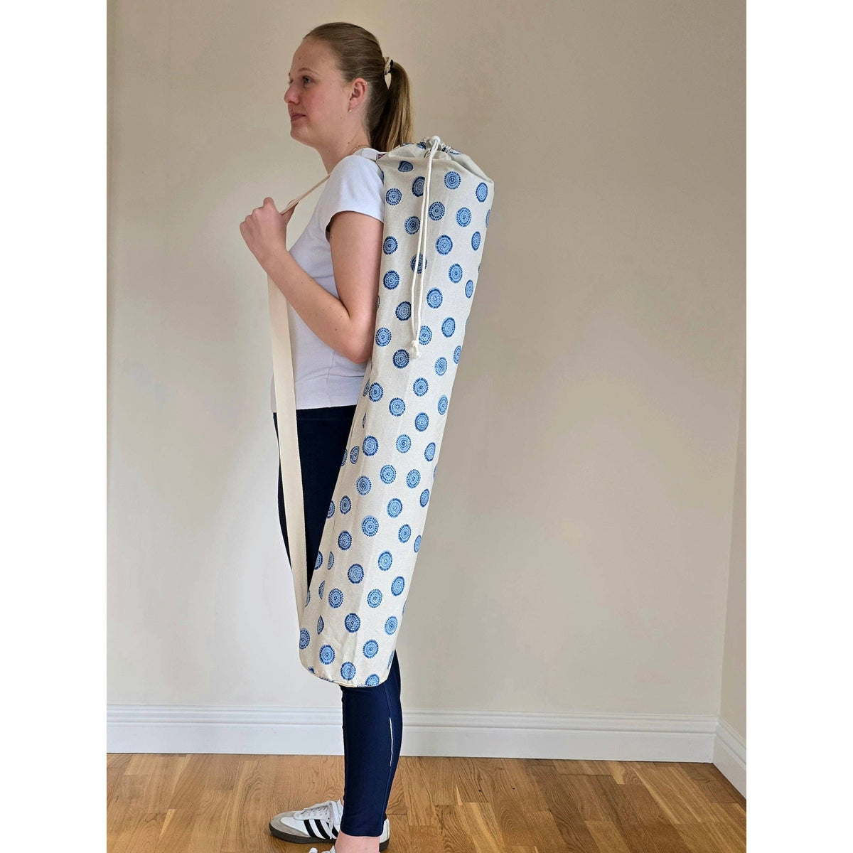 Yoga & Pilates Mat Bag - Penny Cornflower