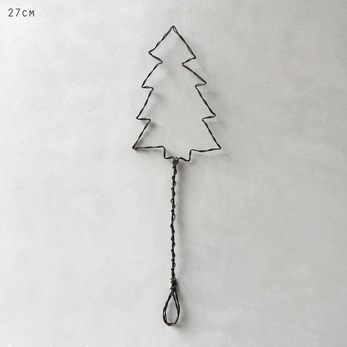 East of India Rusty Wire Christmas Decoration - Christmas Tree