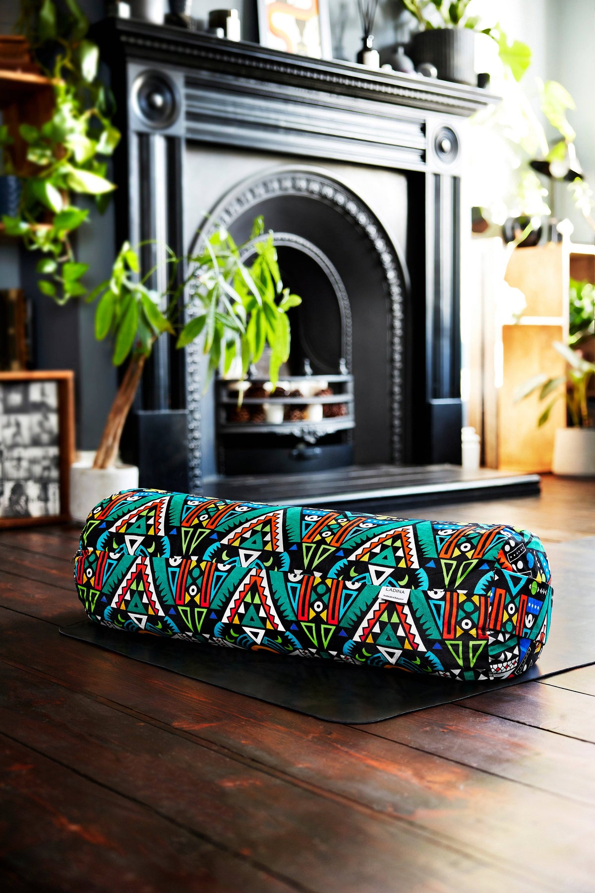 Patterned Colourful Yoga Bolster