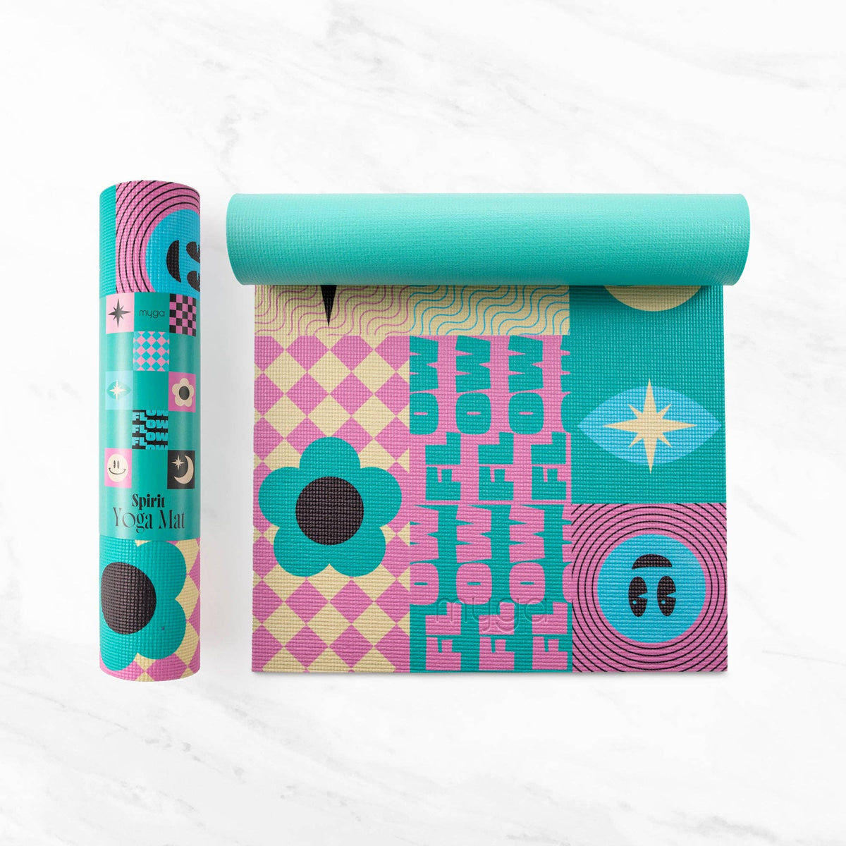 Myga Printed Yoga Mat - Sprit