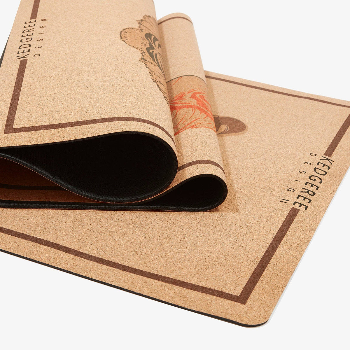 The Powerful Tiger Cork Yoga Mat