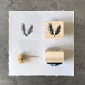 East of India Fir Branch Rubber Stamp