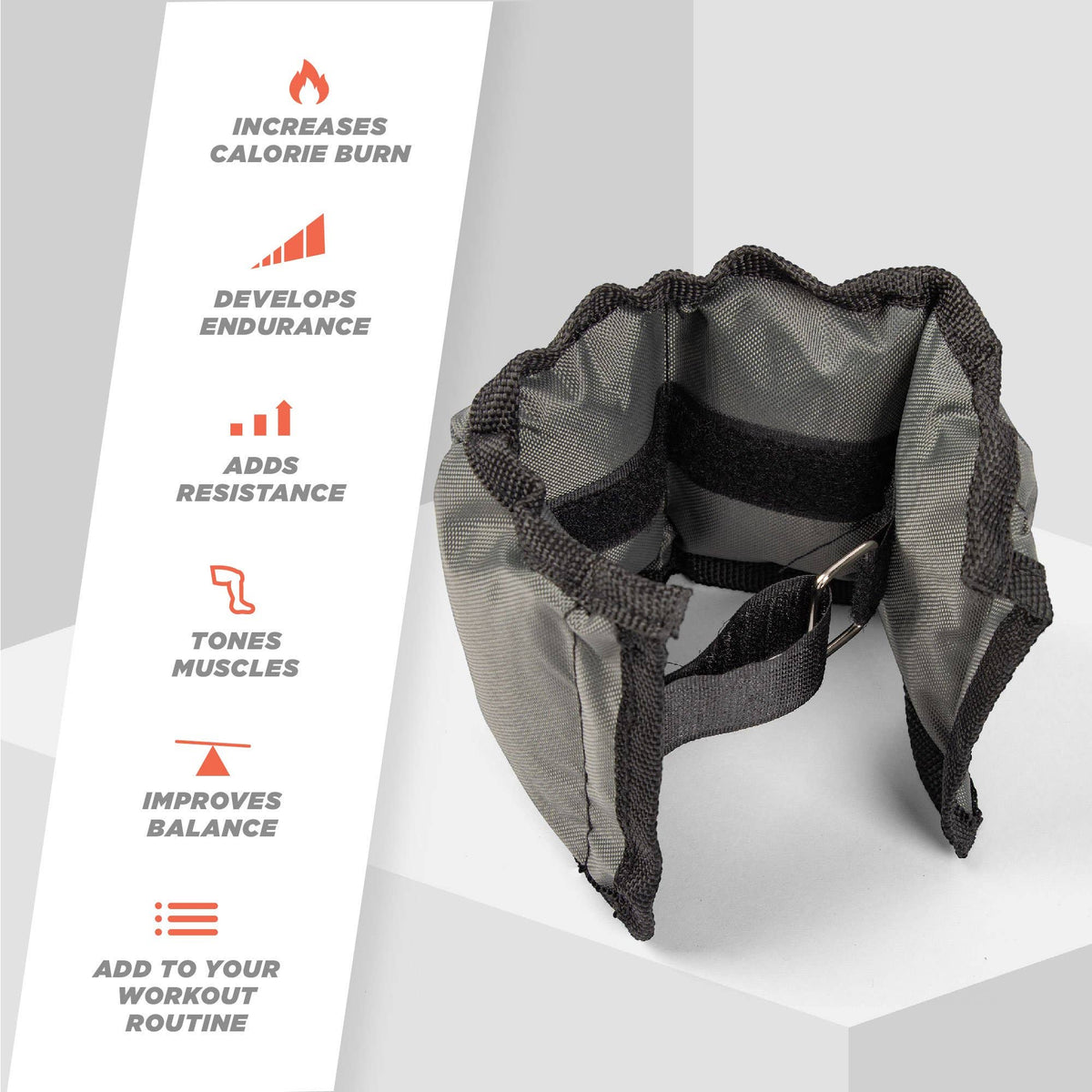 Wrist & Ankle Strap Weights - 0.5kg
