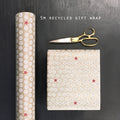East of India Kraft Wrapping Paper Roll, 5m - White dots