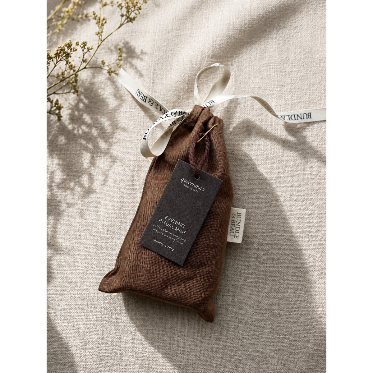 Evening Ritual Mist in Linen Travel Pouch - 50ml