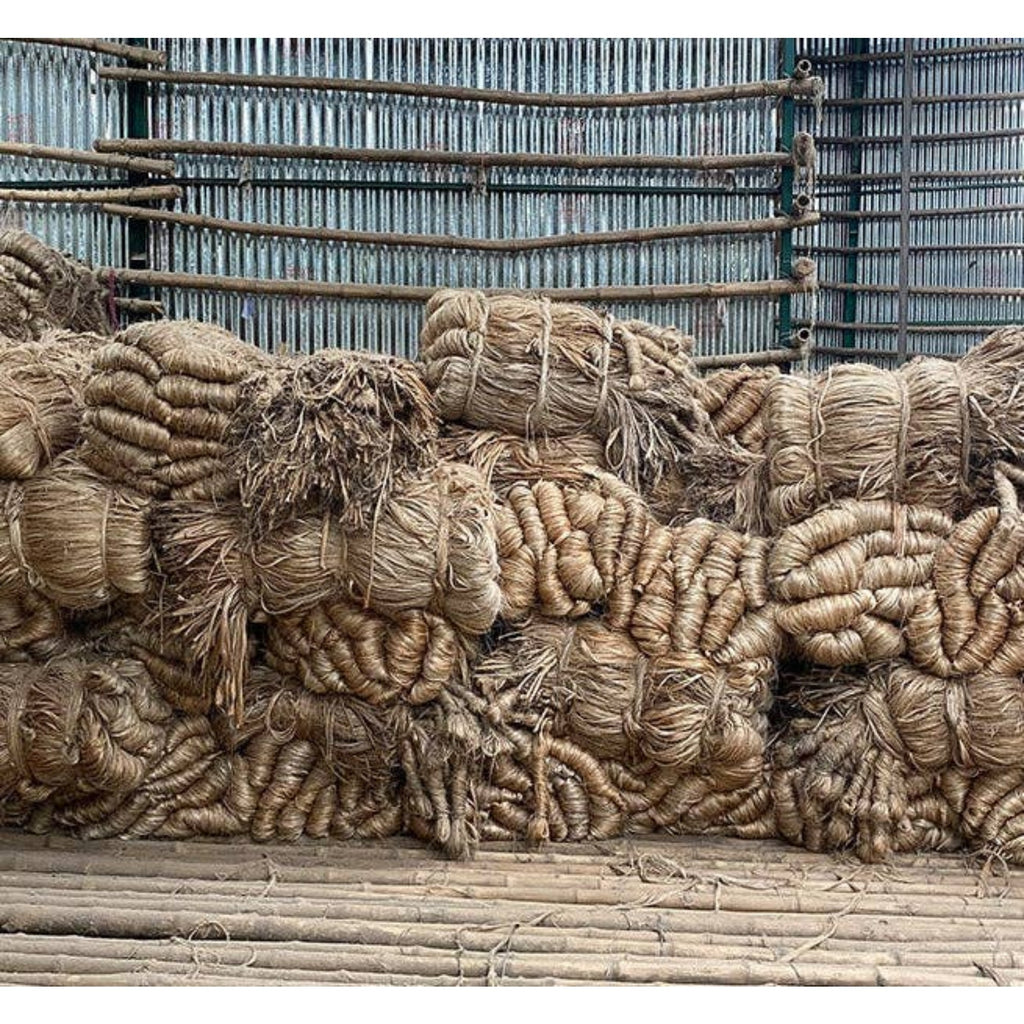 Jute Napkin Rings - Olive & Natural, Set of 4