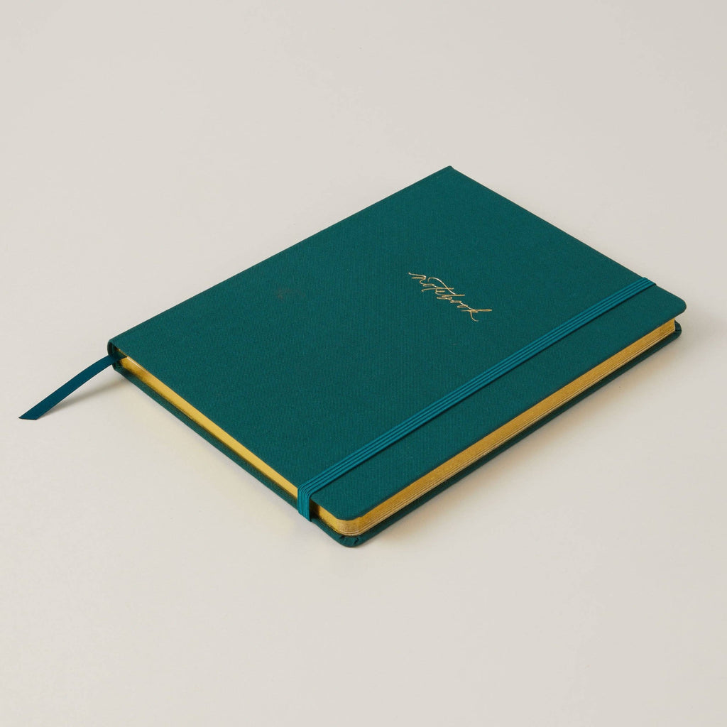 Luxury Cloth Notebook - Juniper Green