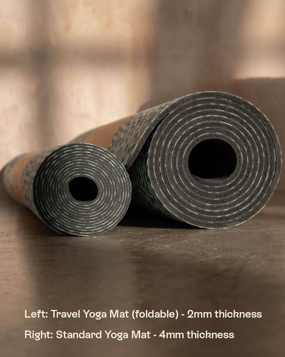 Whirly Patterned Yoga Mat - 4mm