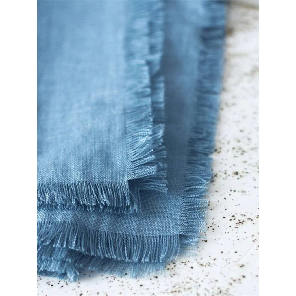 Washed Linen Frayed Edge Napkin & Placemat