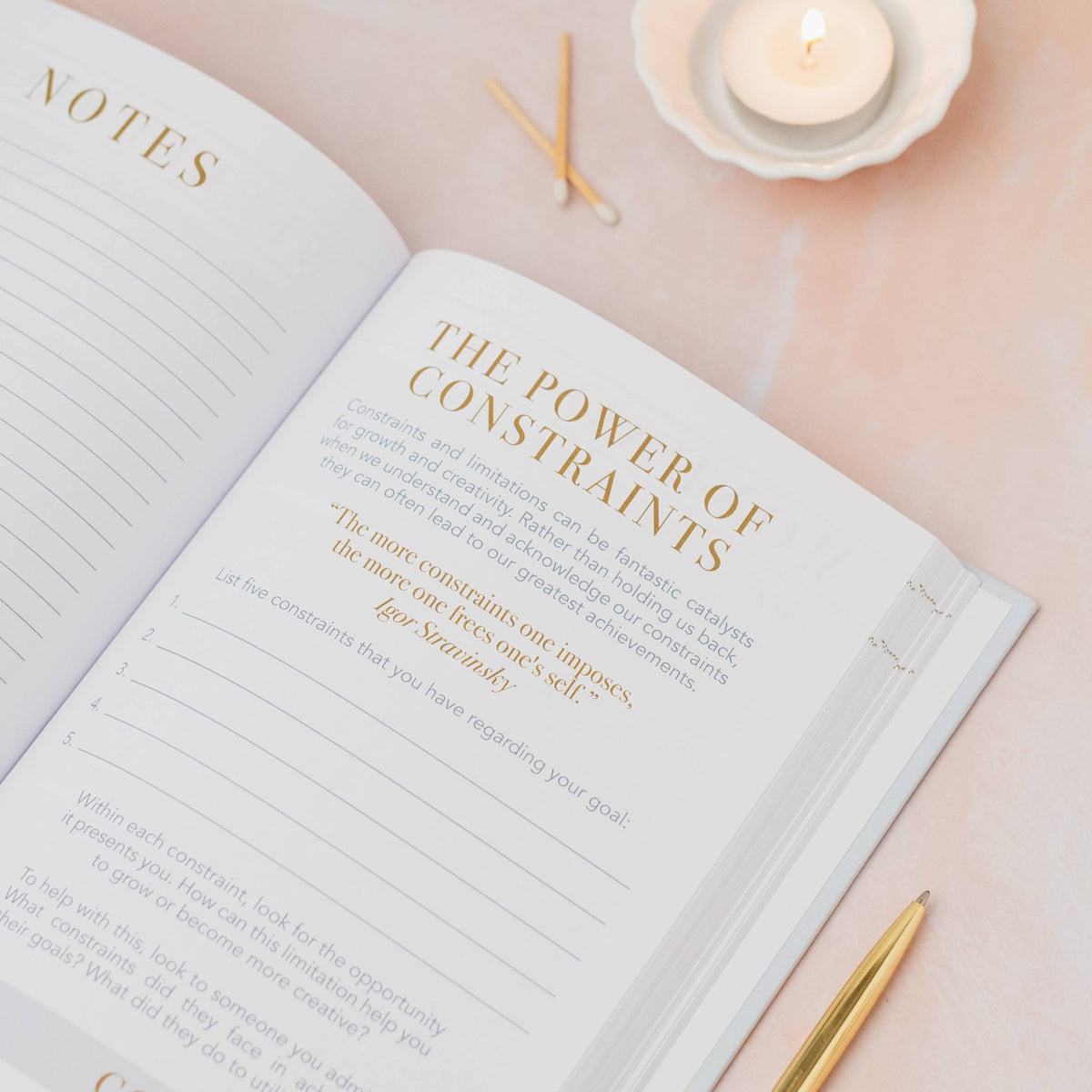 LSW Mind Notes - Wellbeing & Gratitude Journal