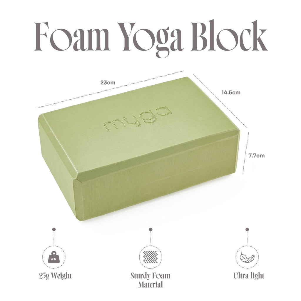 Myga Foam Yoga Block - Neutrals
