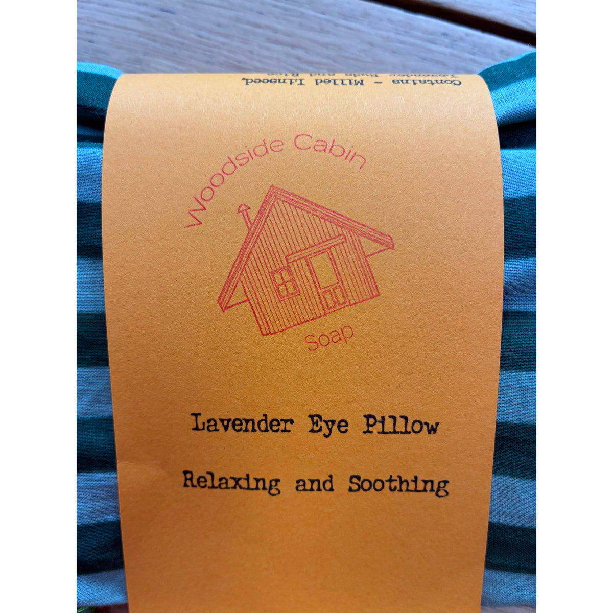 Lavender Eye Pillow - Green Stripe
