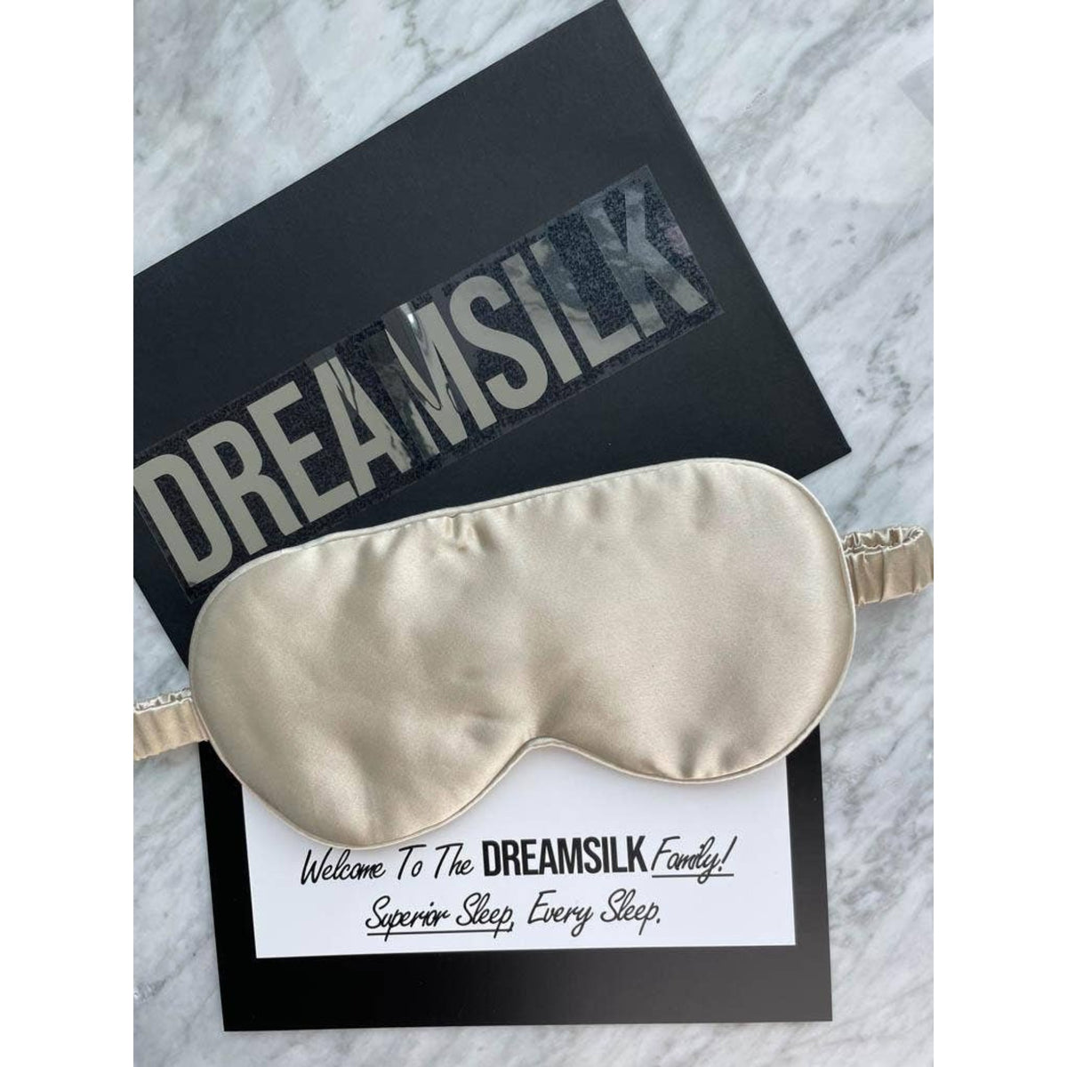 Champagne Silk Sleep Mask