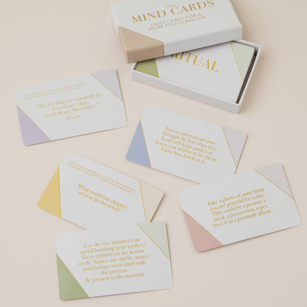 LSW Mind Cards - Daily Mindfulness & Self-Care Prompts