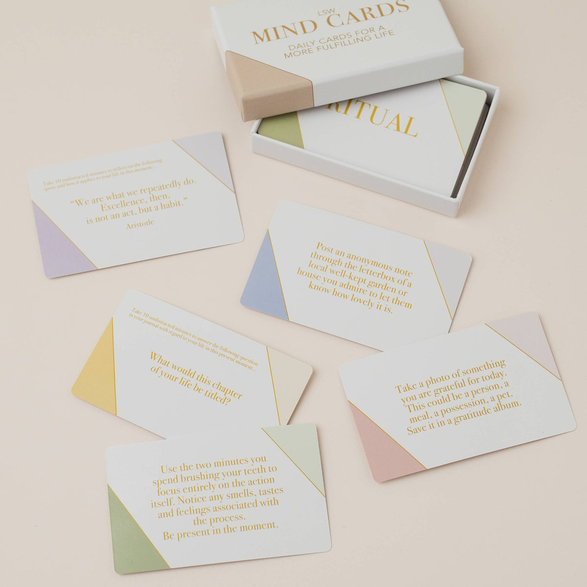 LSW Mind Cards - Daily Mindfulness & Self-Care Prompts
