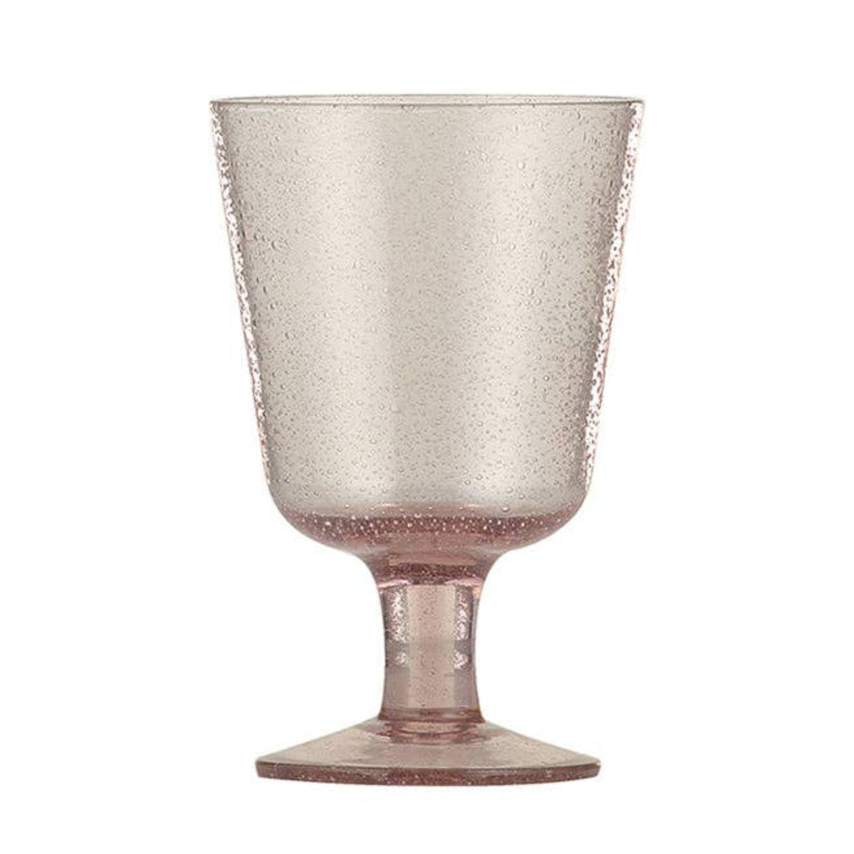 Handmade Wine Glass - Old Rose
