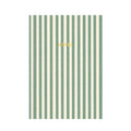 Sage Striped Foiled Notebook
