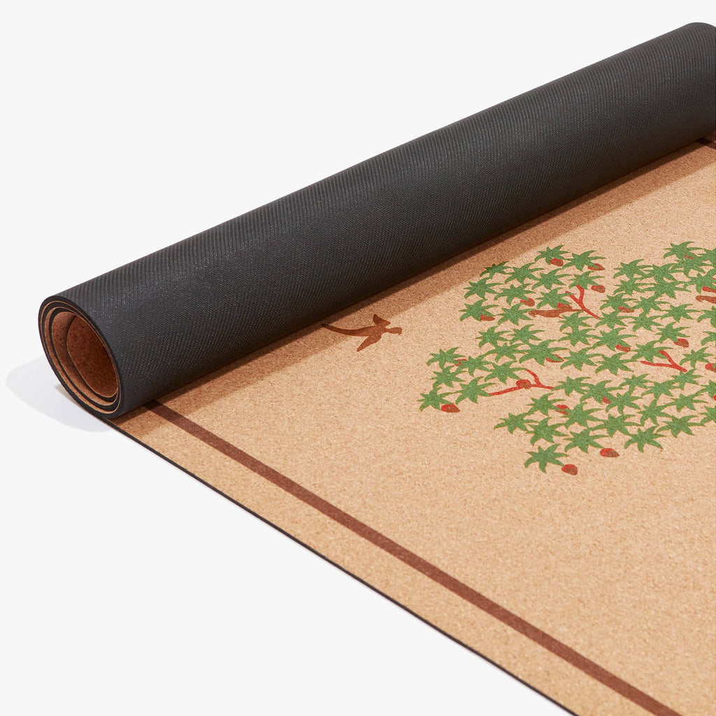 The Happy Tree Cork Yoga Mat - 2mm