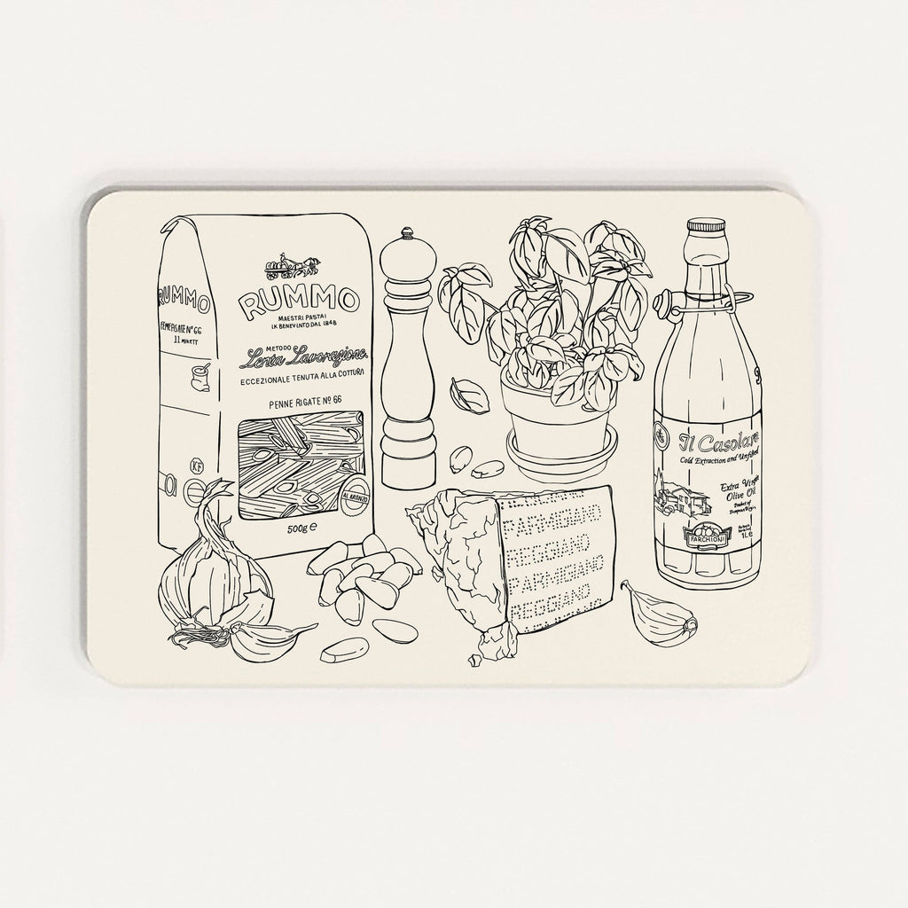 Pasta Placemats - Set of 6