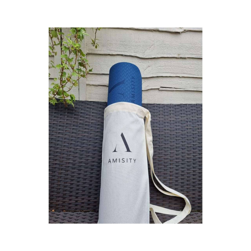 Canvas Yoga Mat Bag with Om Symbol