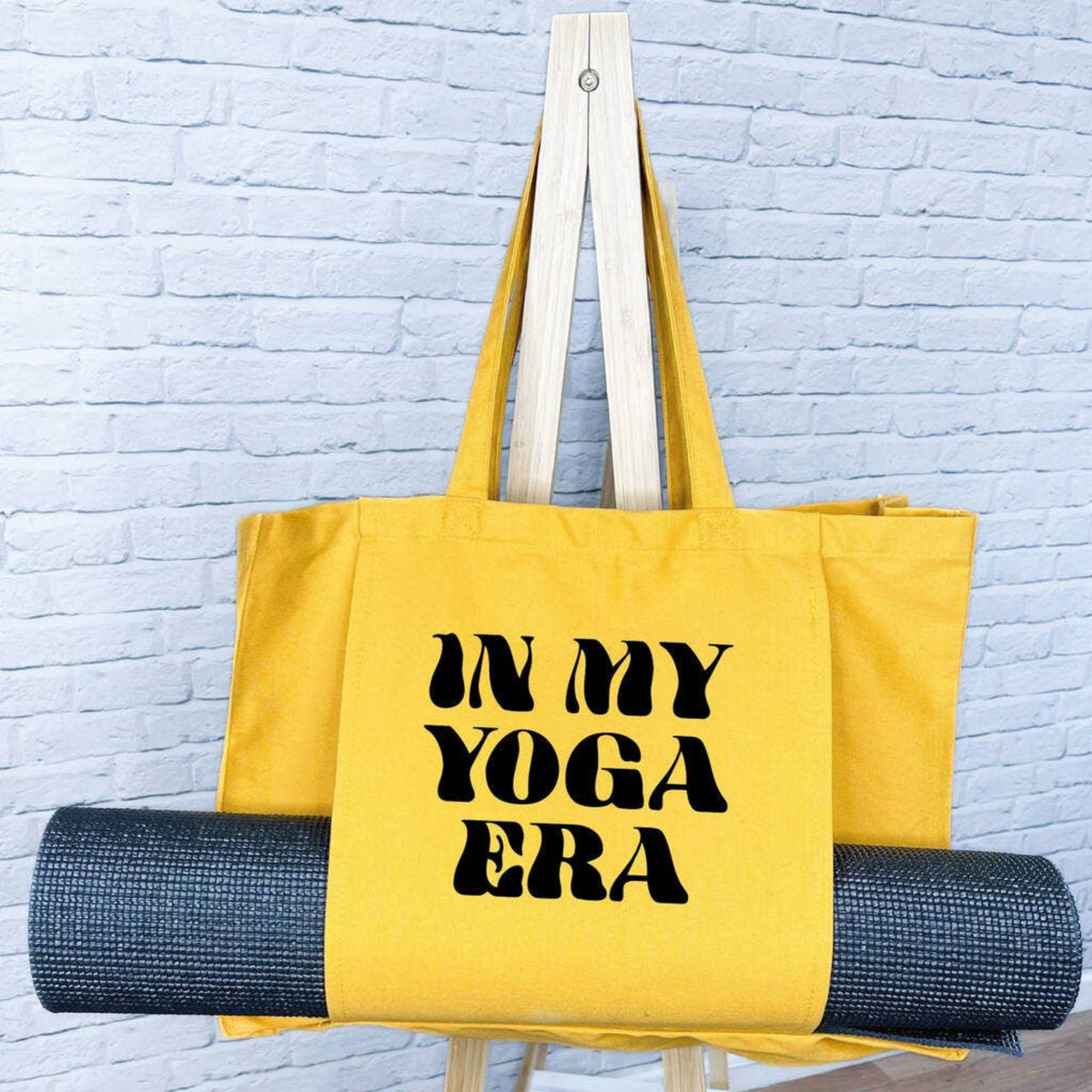 In My Yoga Era Organic Cotton Yoga Bag