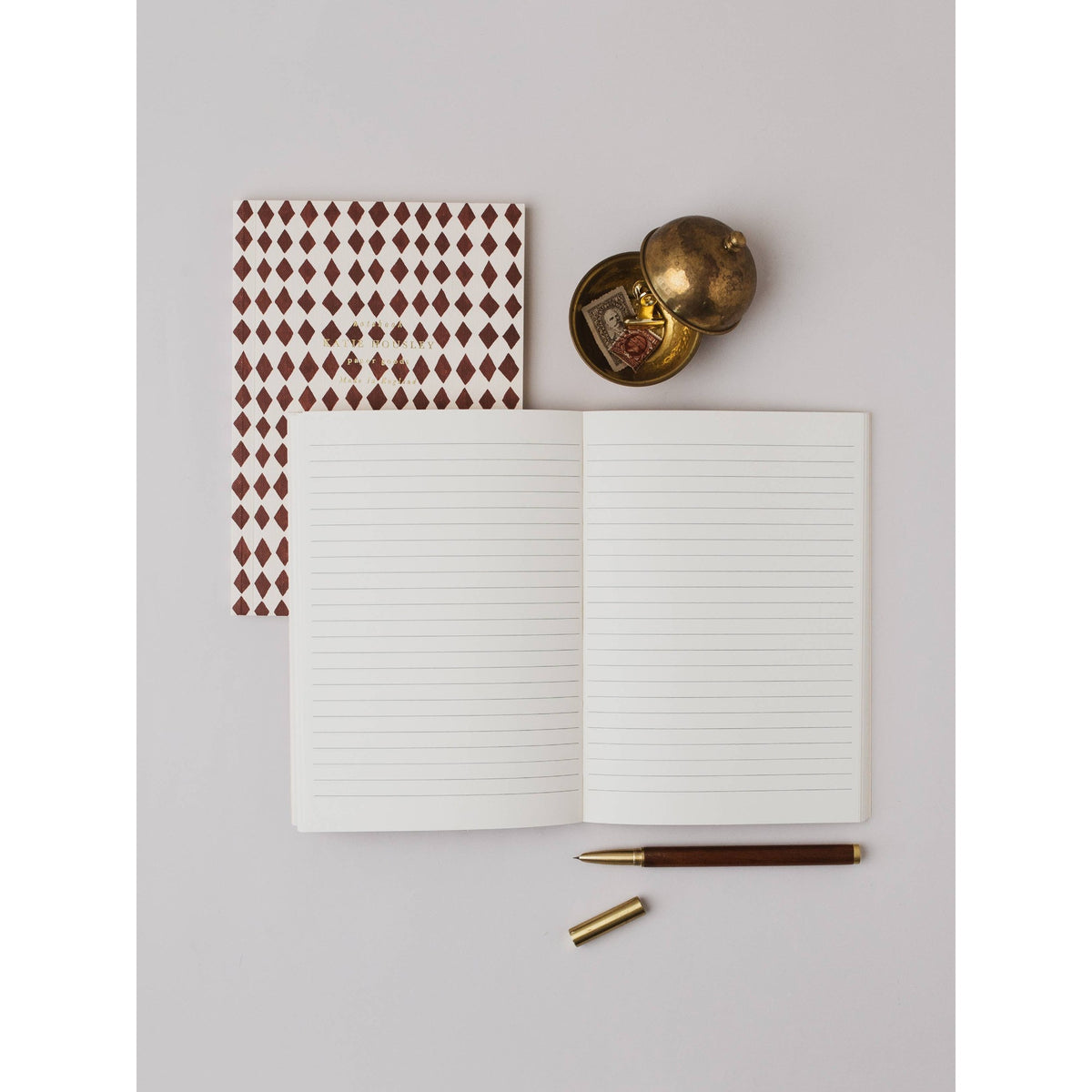 Blue Botanical Foiled A5 Lined Journal