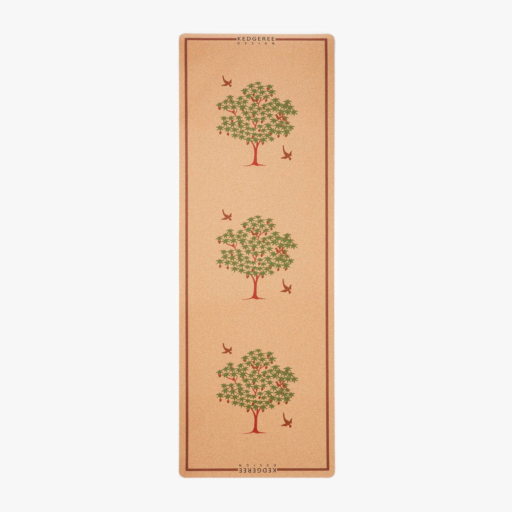 The Happy Tree Cork Yoga Mat - 2mm