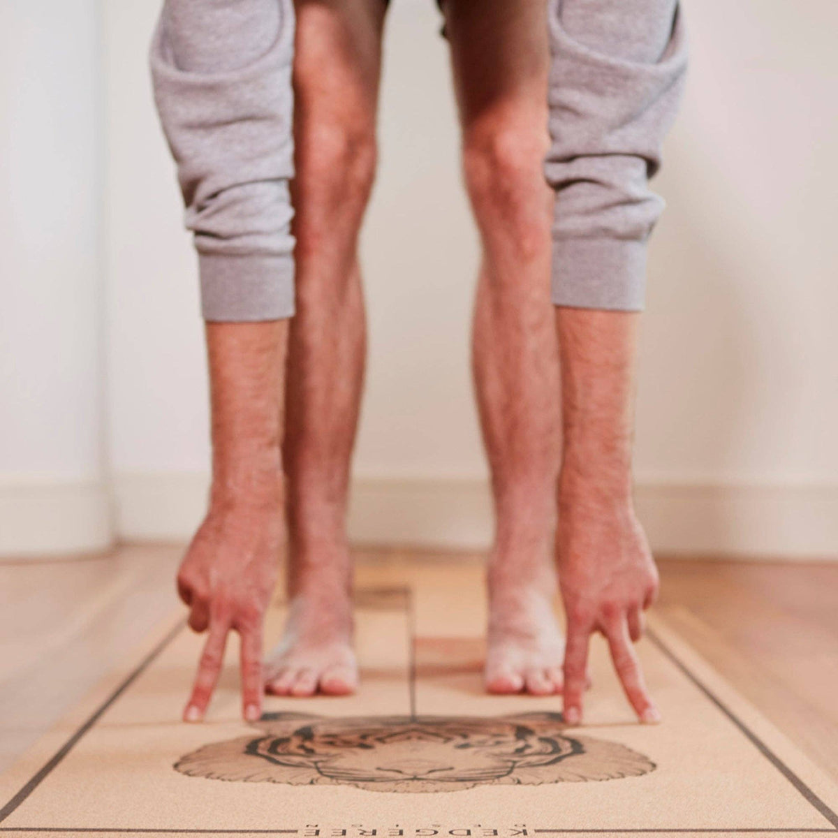 The Powerful Tiger Cork Yoga Mat