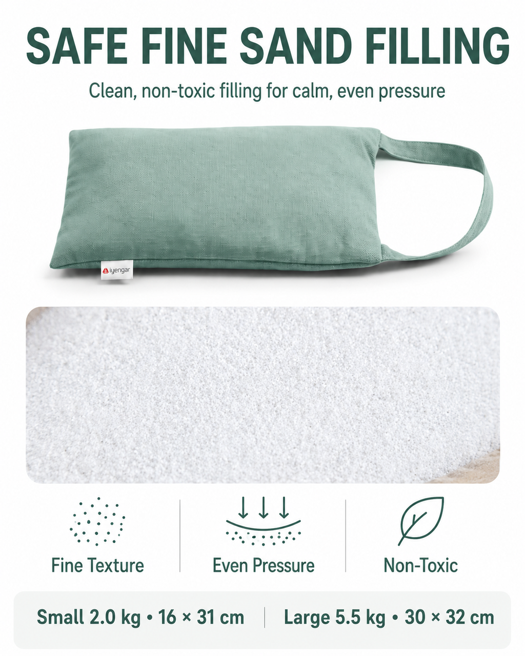 Yoga Sandbag Set for Restorative Practice