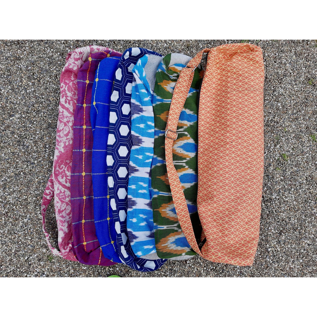 Upcycled Cotton Yoga Mat Bag