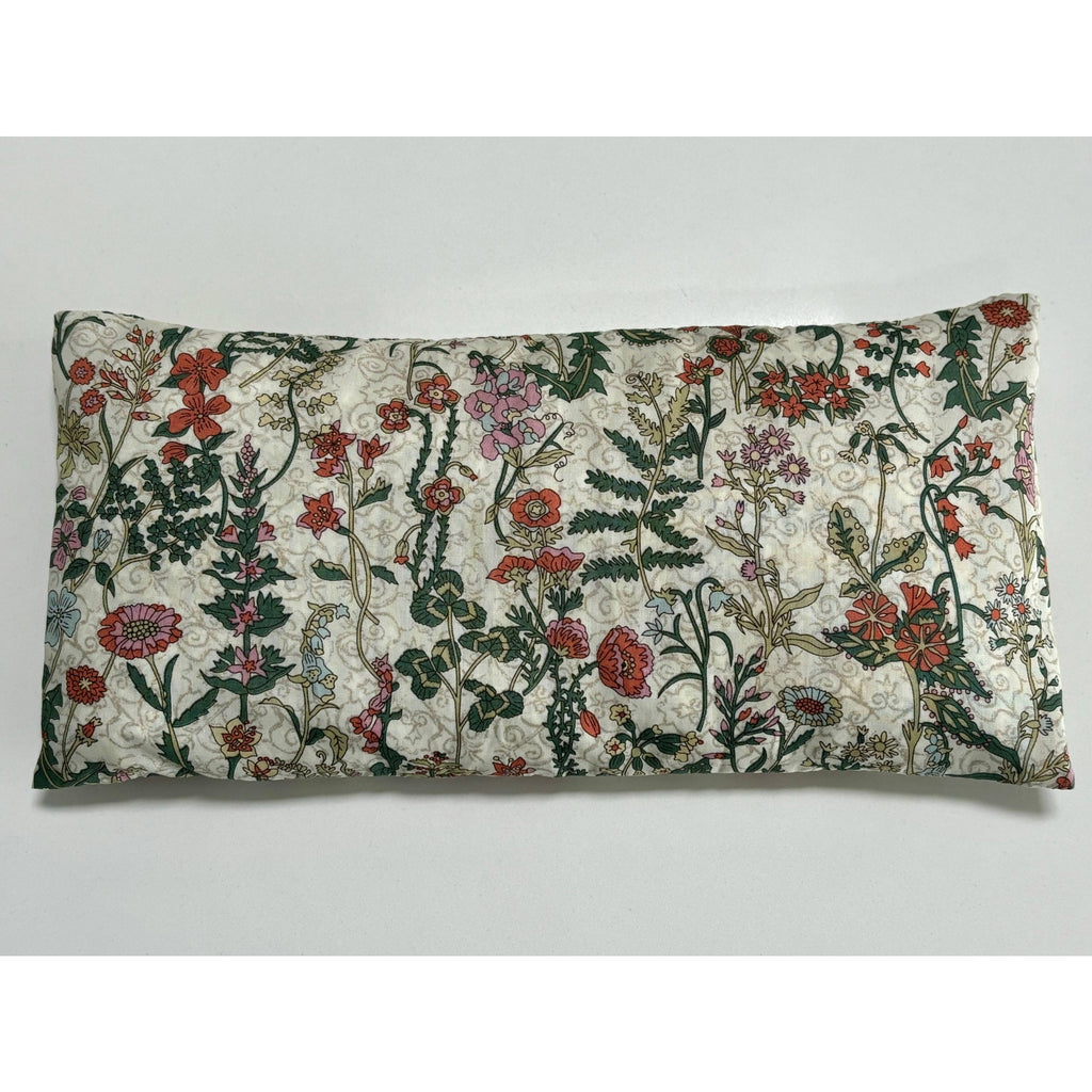 Liberty Print Lavender Eye Pillow - Green Woodland Floral