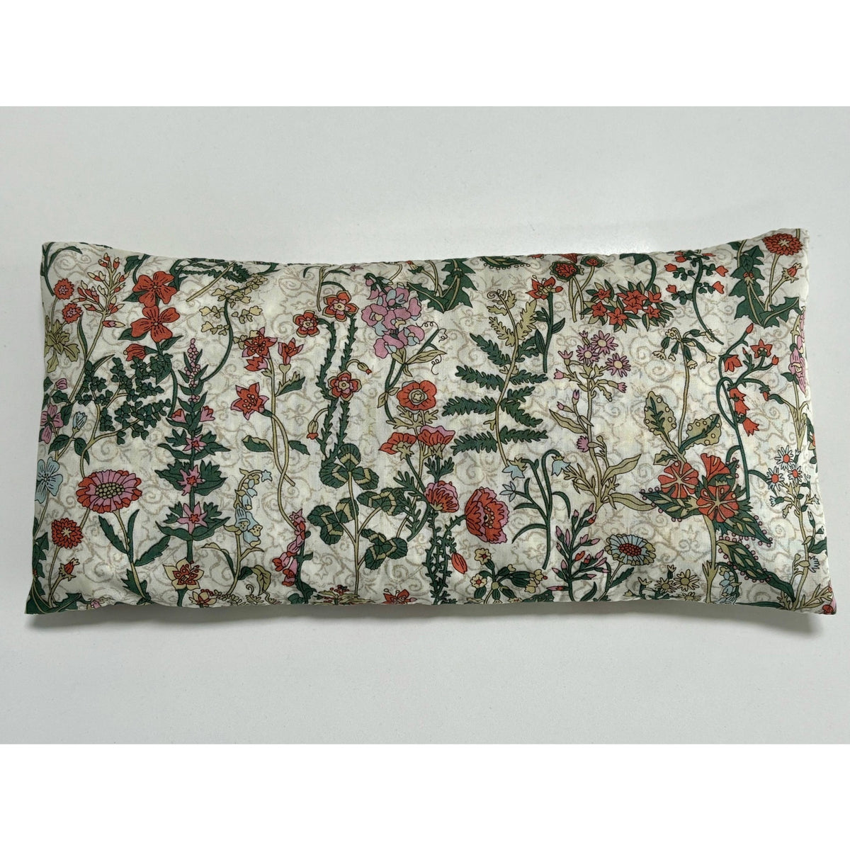 Liberty Print Lavender Eye Pillow - Green Woodland Floral