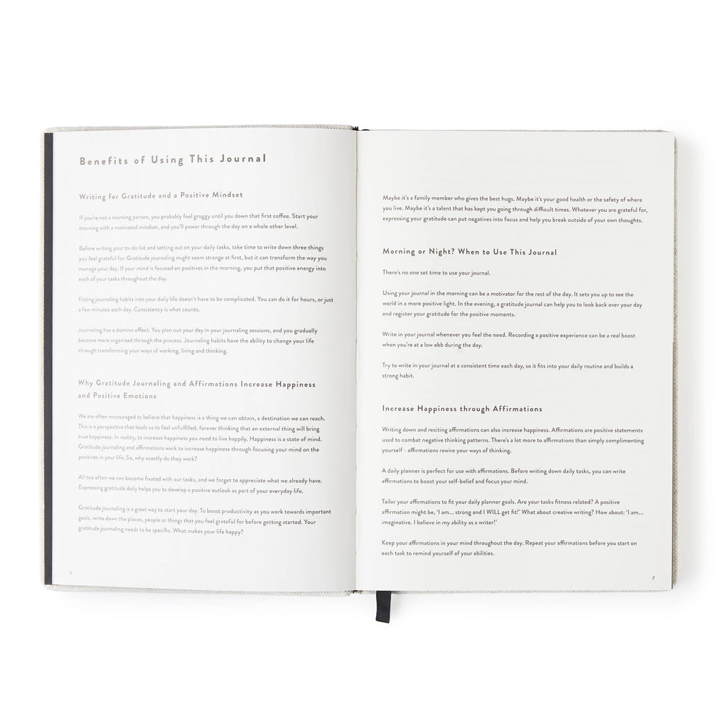 Day of Gratitude Journal - Black