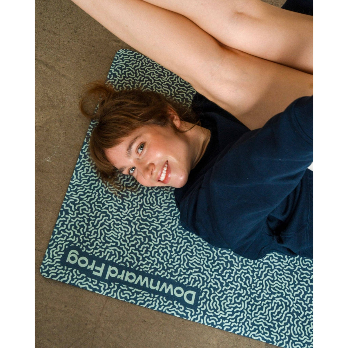 Whirly Patterned Travel Yoga Mat