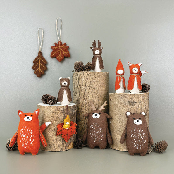 East of India Felt Woodland Animal - Reindeer