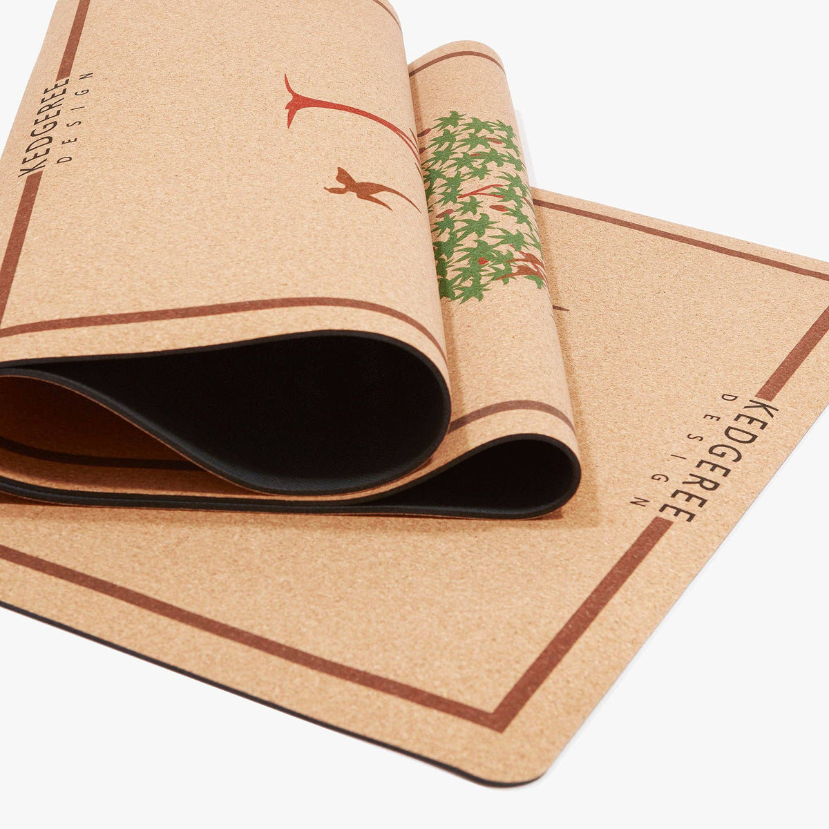 The Happy Tree Cork Yoga Mat - 2mm