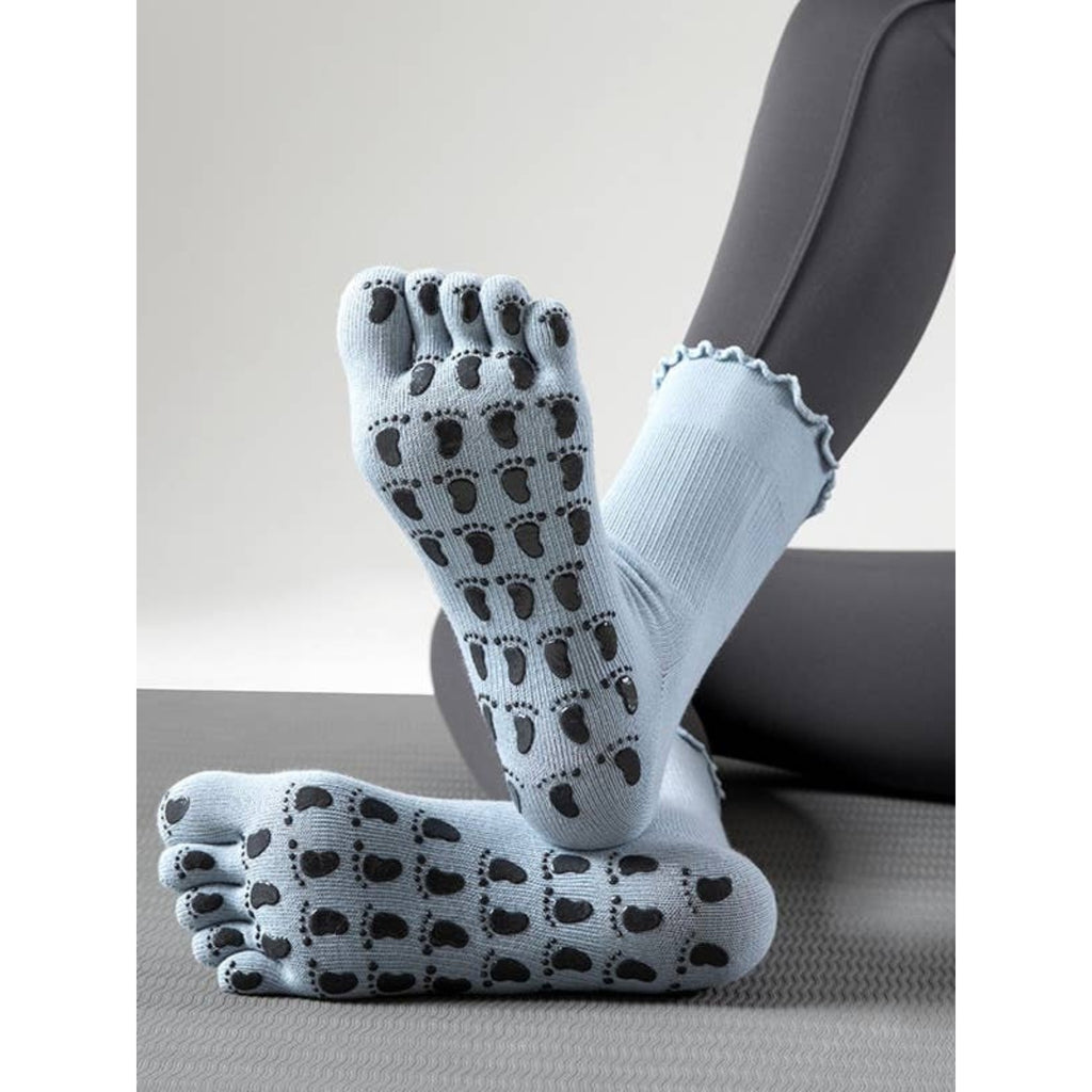 Five Toe Grip Socks for Yoga & Barre