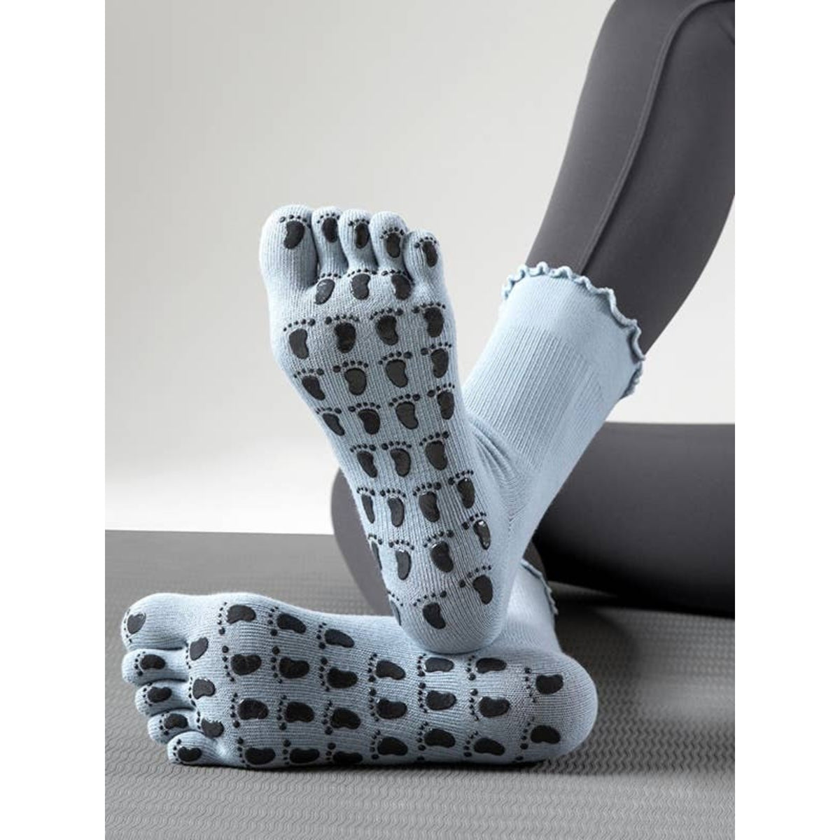 Five Toe Grip Socks for Yoga & Barre