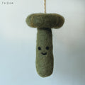 East of India Needle Felted Hanging Broccoli