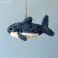 East of India Needle Felted Hanging Shark