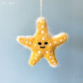 East of India Needle Felted Hanging Starfish