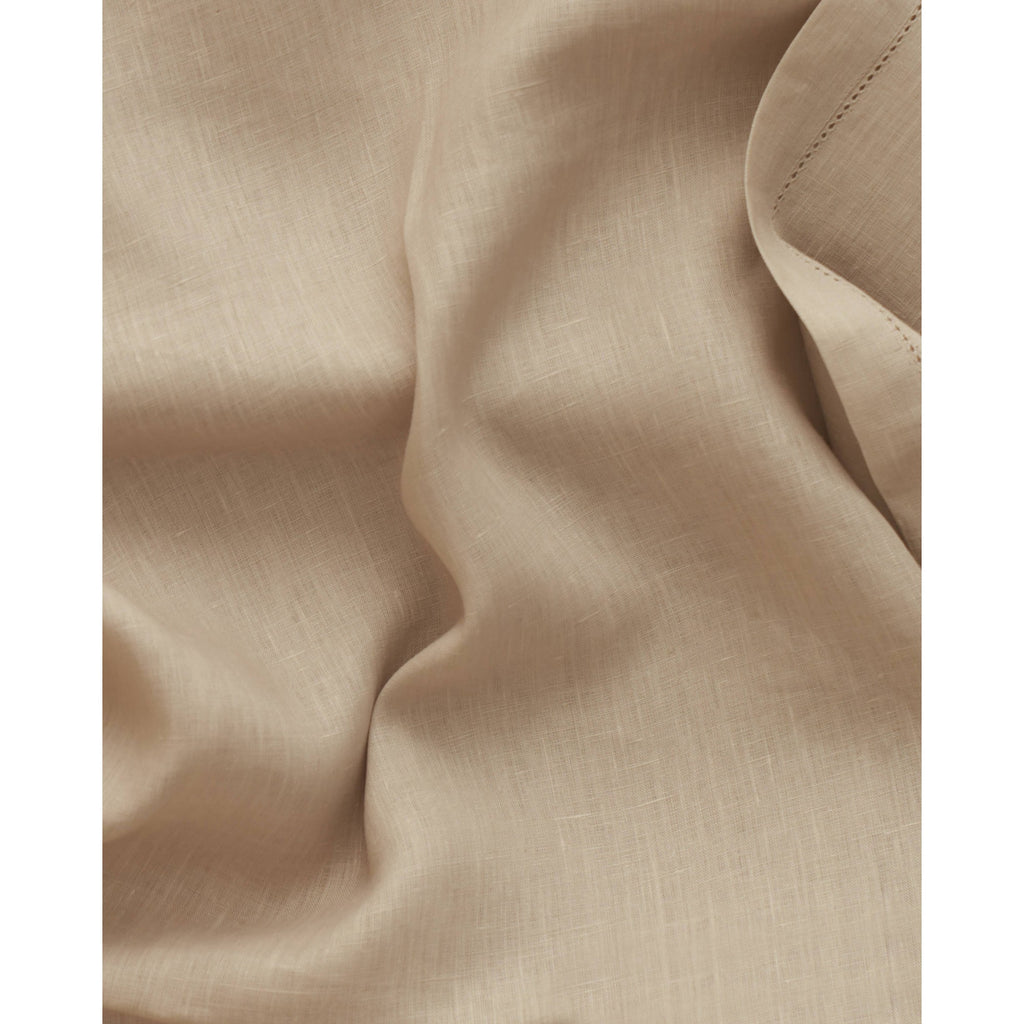 Linen Tablecloth with Hemstitch Border