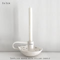 East of India Porcelain Candle Holder - Dream