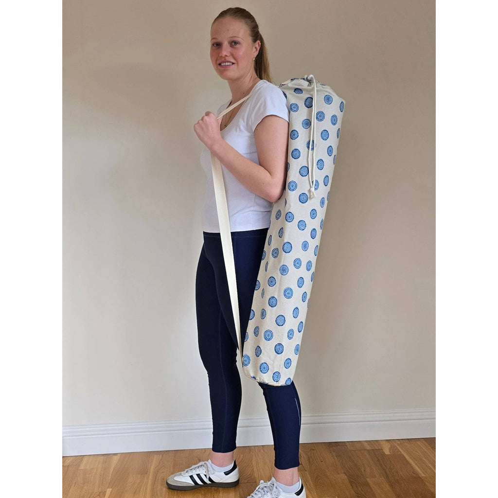 Yoga & Pilates Mat Bag - Penny Cornflower