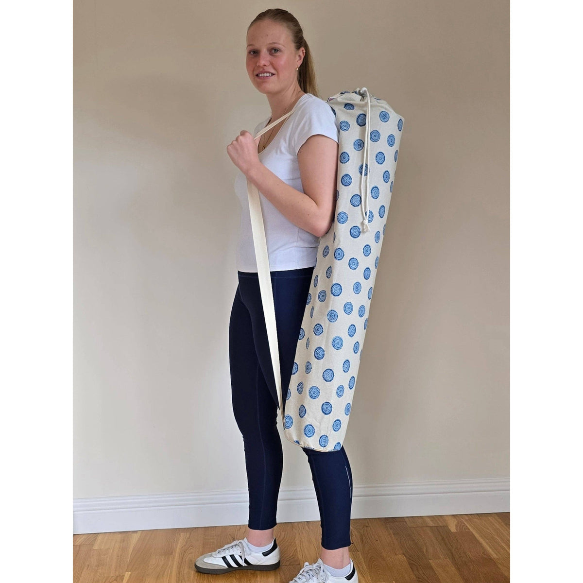 Yoga & Pilates Mat Bag - Penny Cornflower