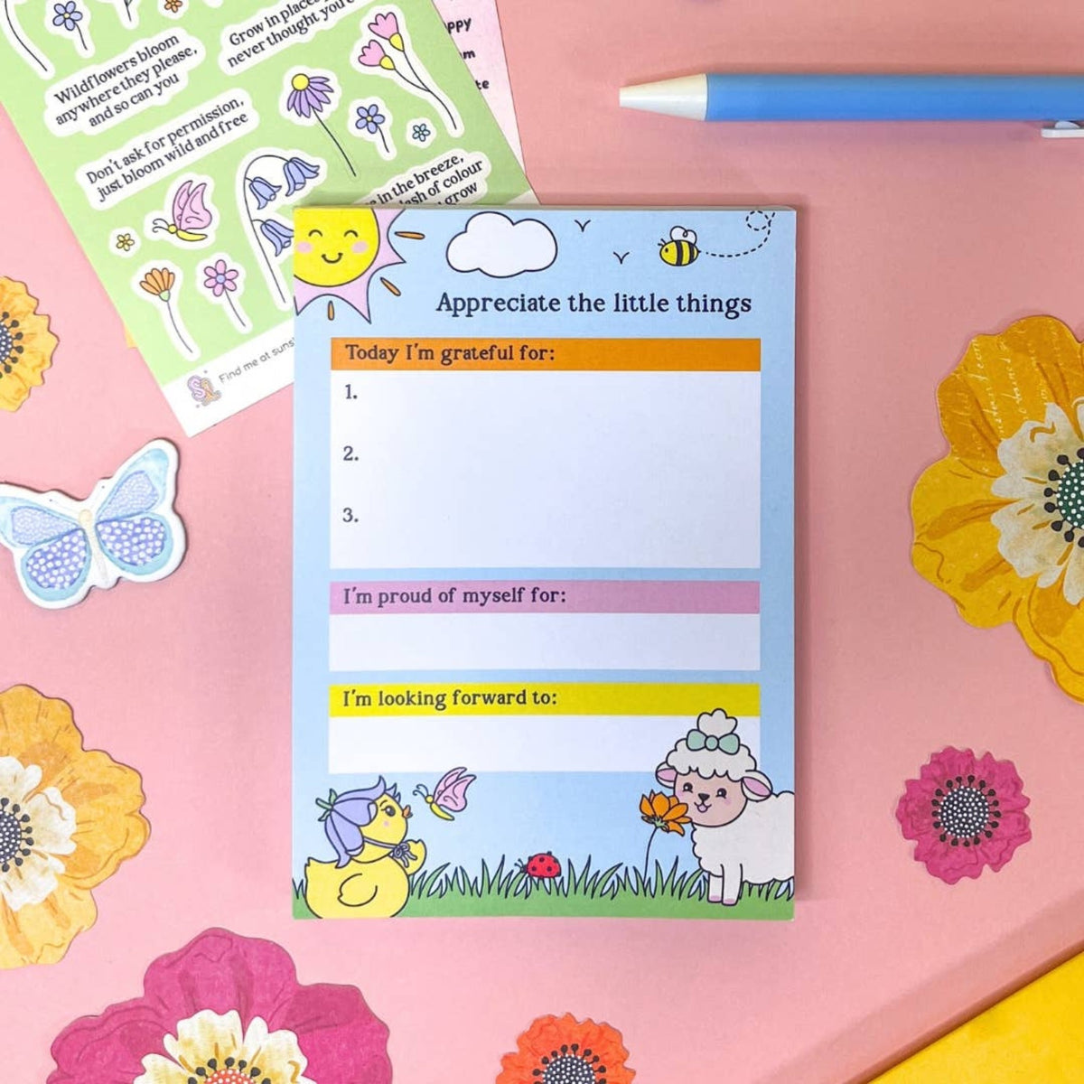 A6 Gratitude Pad - Appreciate the Little Things