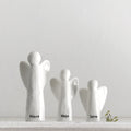 East of India Porcelain Angels, Set of 3
