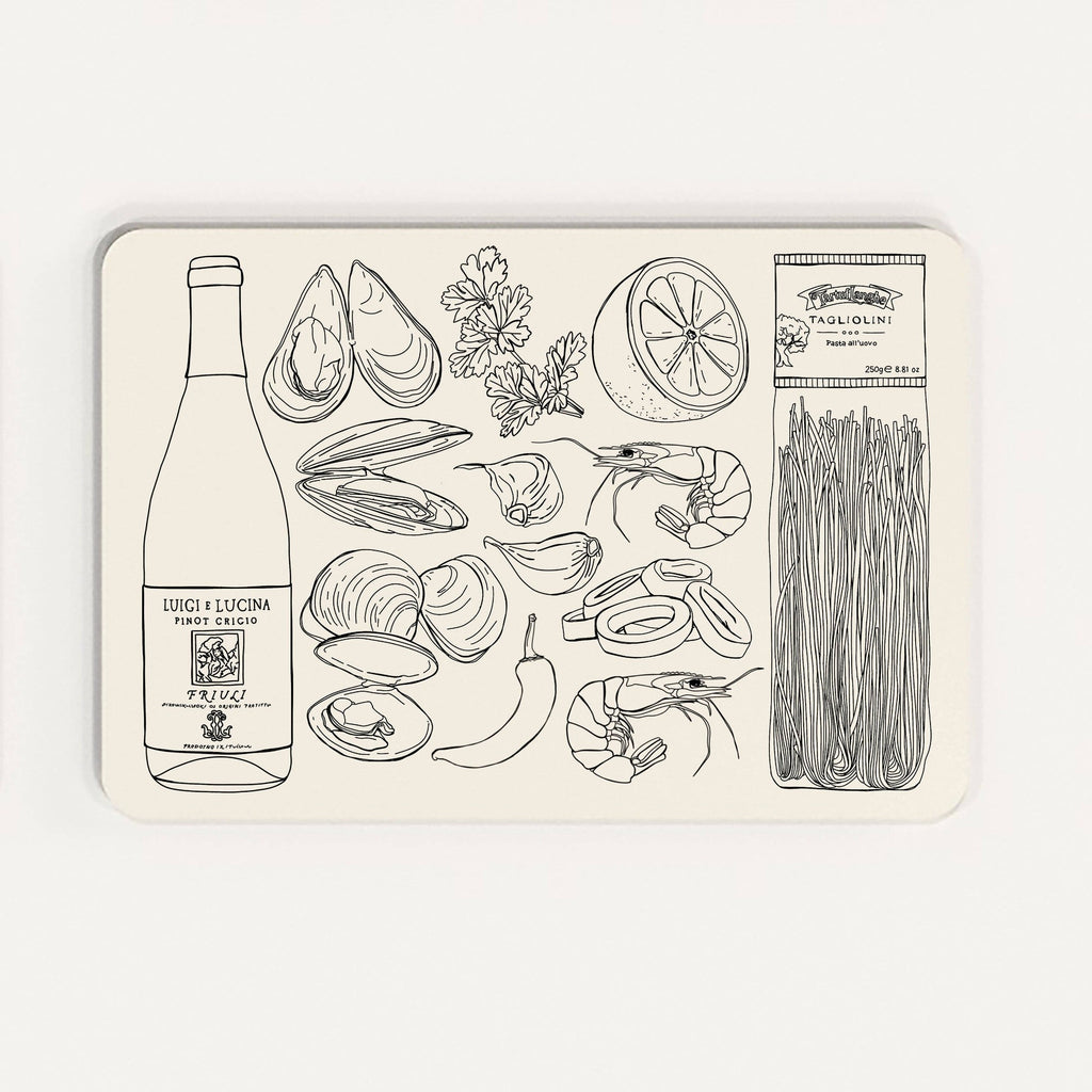 Pasta Placemats - Set of 6