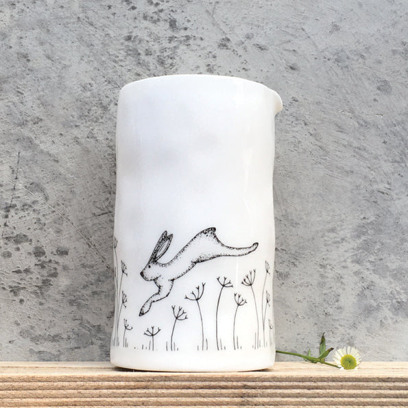 East of India Large Porcelain Jug - Hare
